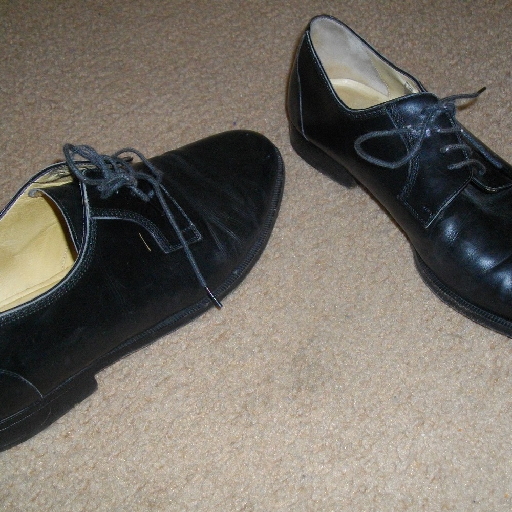 Black Cole Haan Mens Oxford Shoes 8-1/2 D -- Final Price - Picture 1 of 7